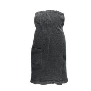 Kenno SARONG oblačilo za savno črn/siv 85x145 cm