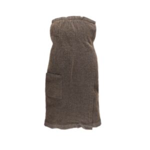 Sarong oblačilo za v savno Rento Kenno 85x145 cm, črno-rjavo